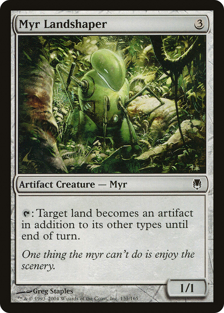 Myr Landshaper (DST-131)  Foil - Darksteel