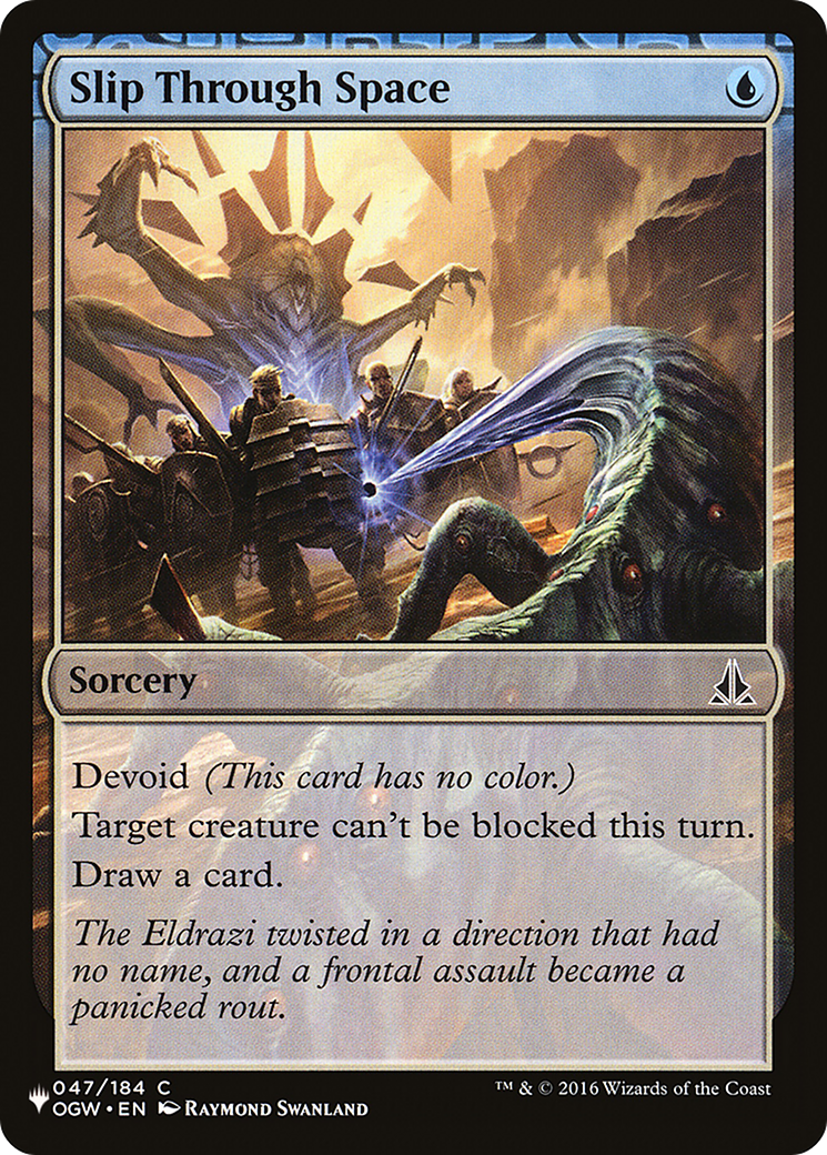 Slip Through Space (LIST-047)  - The List: (devoid)