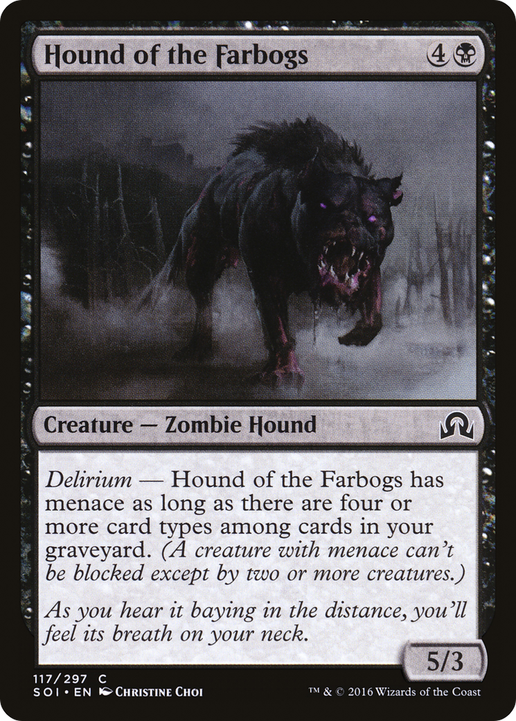 Hound of the Farbogs (SOI-117)  - Shadows over Innistrad