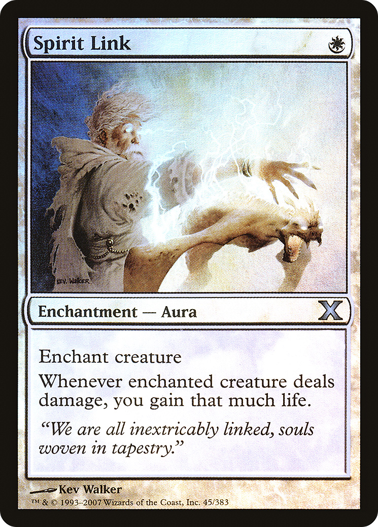 Spirit Link (10E-45★)  Foil - Tenth Edition