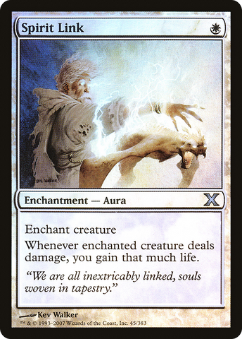 Spirit Link (10E-45★)  Foil - Tenth Edition