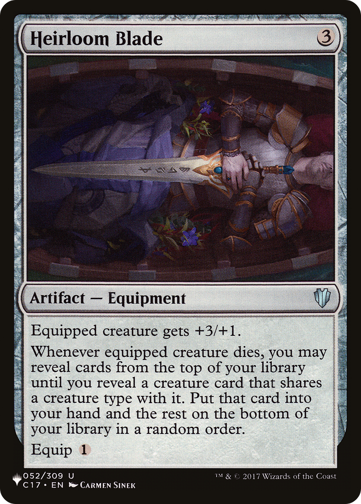 Heirloom Blade (LIST-C17-52)  - The List
