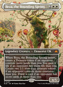 Beza, the Bounding Spring (Borderless) (BLB-287)  - Bloomburrow: (Showcase)