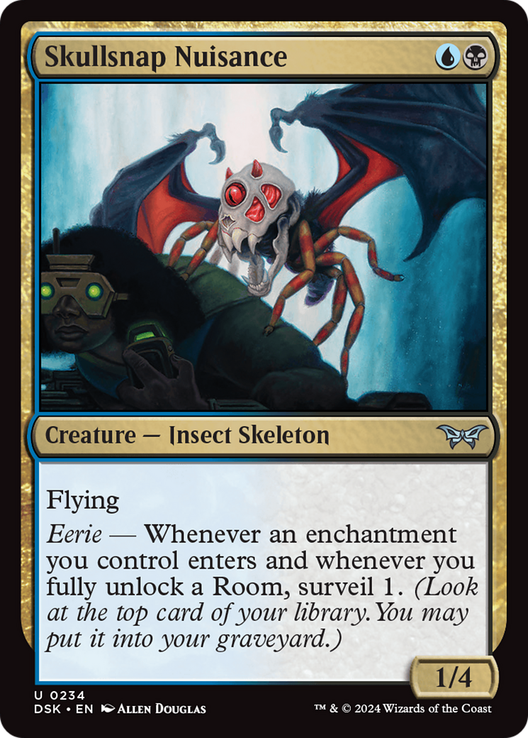 Skullsnap Nuisance (DSK-234)  Foil - Duskmourn: House of Horror