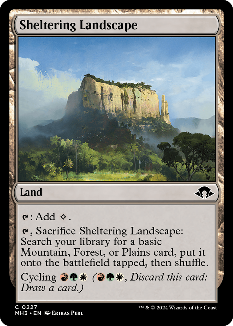 Sheltering Landscape (MH3-227)  Foil - Modern Horizons 3