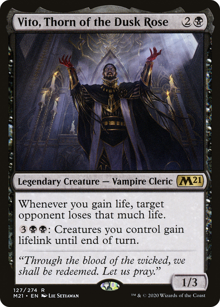 Vito, Thorn of the Dusk Rose (M21-127)  - Core Set 2021