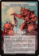 You Exist Only to Amuse (Full Art) (A:DSC-361)  - Duskmourn: House of Horror Commander