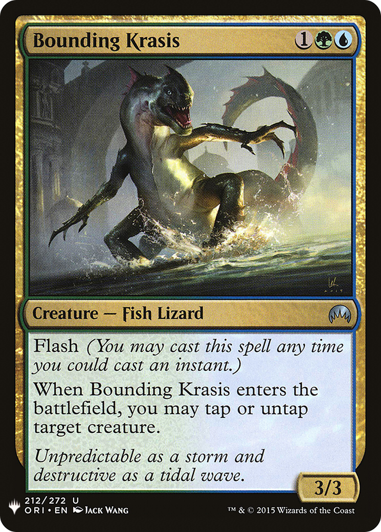 Bounding Krasis (LIST-212)  - The List