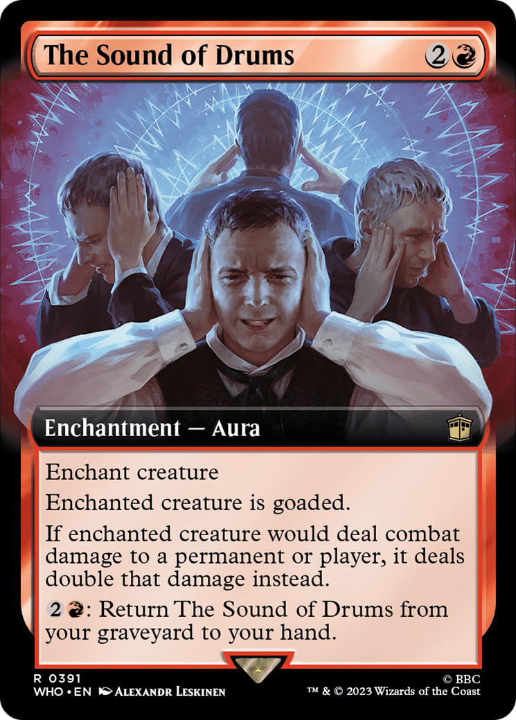 The Sound of Drums (Extended Art) (WHO-391)  Foil - Doctor Who: (Extended Art)