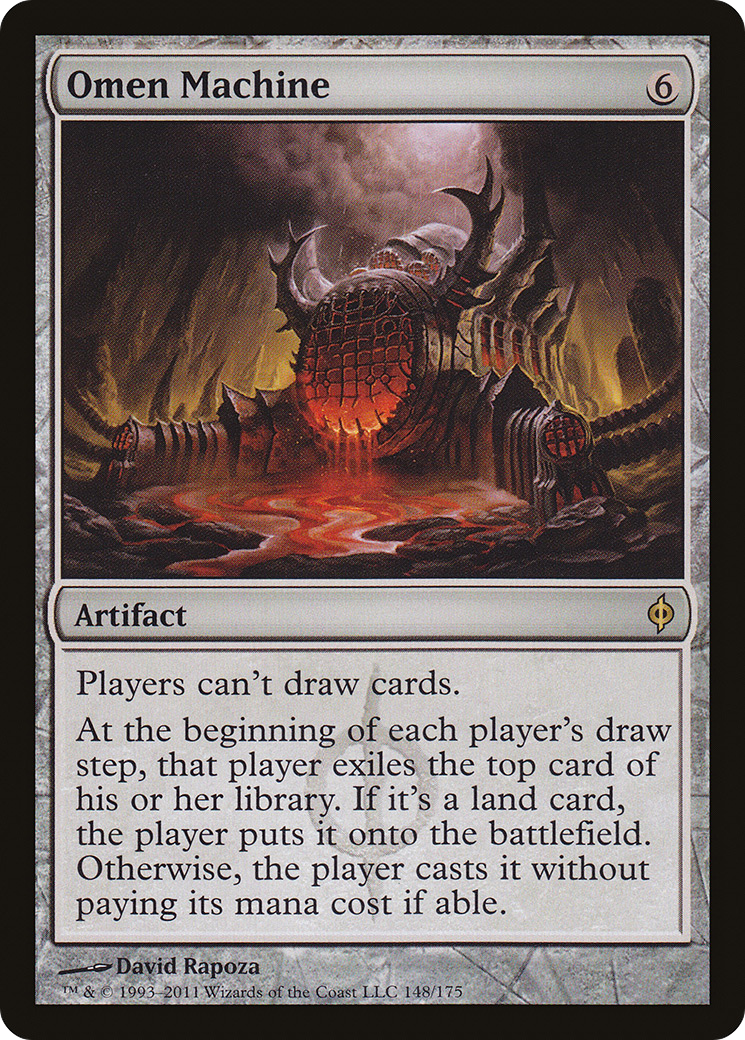 Omen Machine (NPH-148)  Foil - New Phyrexia
