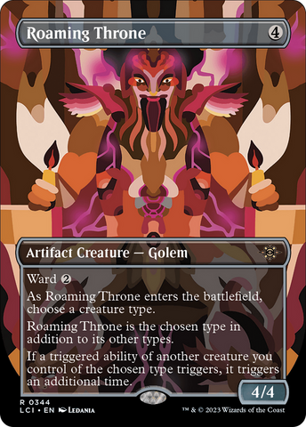 Roaming Throne (Borderless) (LCI-344)  - The Lost Caverns of Ixalan