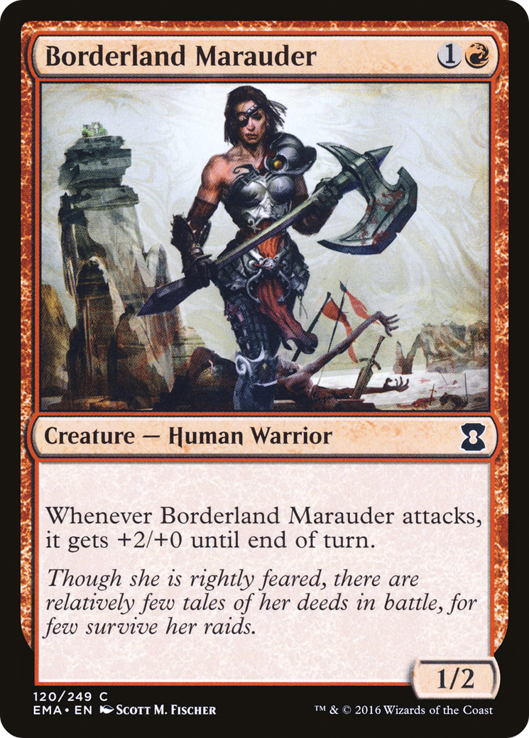 Borderland Marauder (EMA-120)  Foil - Eternal Masters