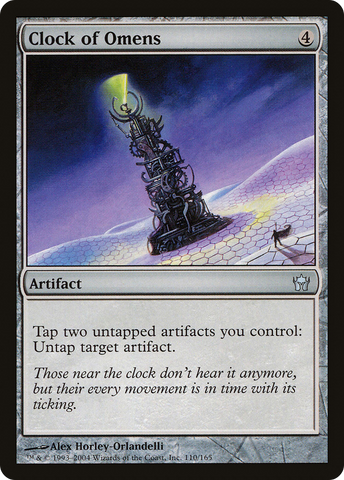 Clock of Omens (5DN-110)  Foil - Fifth Dawn