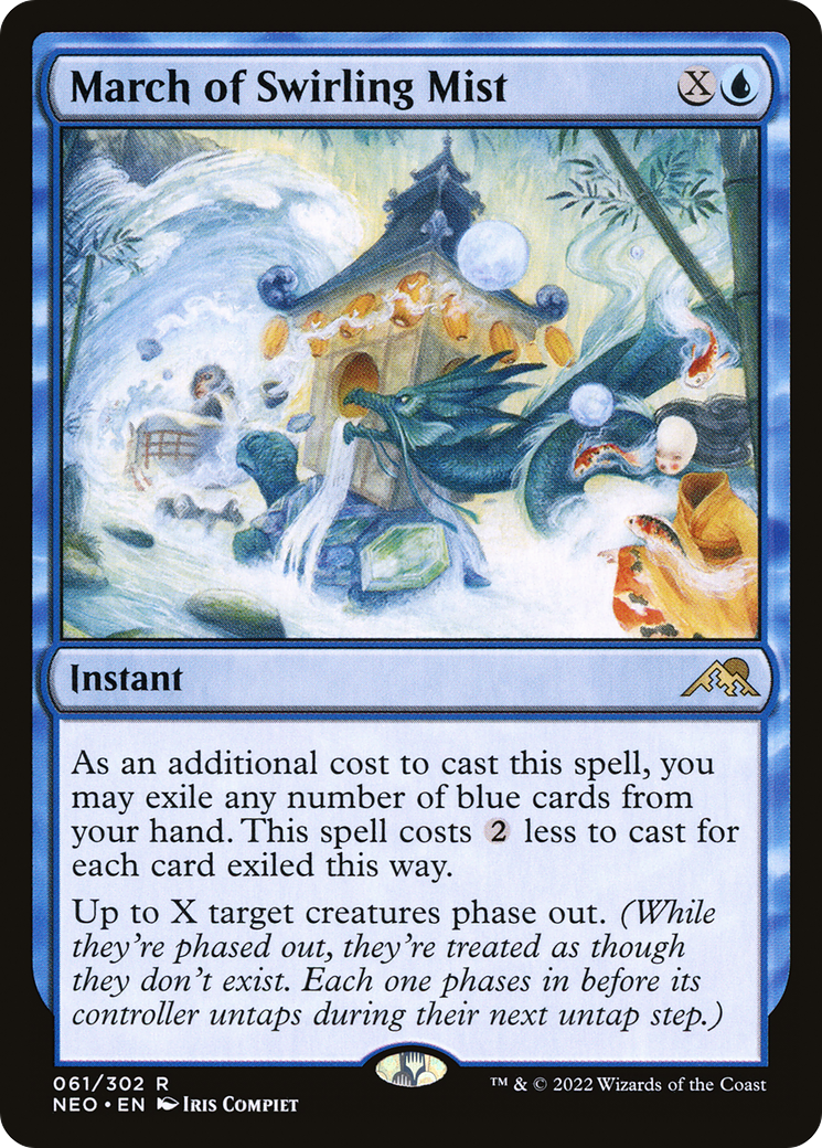 March of Swirling Mist (NEO-061)  - Kamigawa: Neon Dynasty