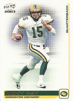 2003 Pacific CFL Canadian Football League Base Set of 110 Cards