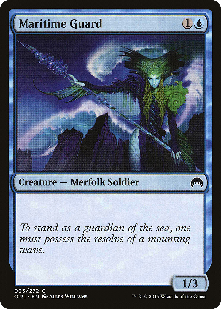 Maritime Guard (ORI-063)  Foil - Magic Origins