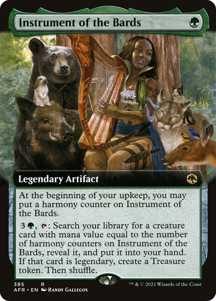 Instrument of the Bards (Extended Art) (AFR-385)  - Adventures in the Forgotten Realms: (Extended Art)