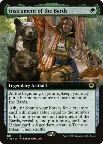 Instrument of the Bards (Extended Art) (AFR-385)  - Adventures in the Forgotten Realms: (Extended Art)
