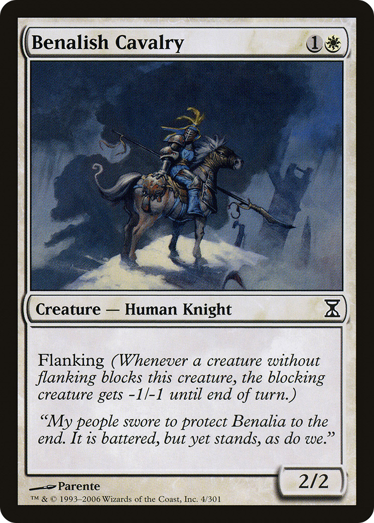 Benalish Cavalry (TSP-004)  - Time Spiral