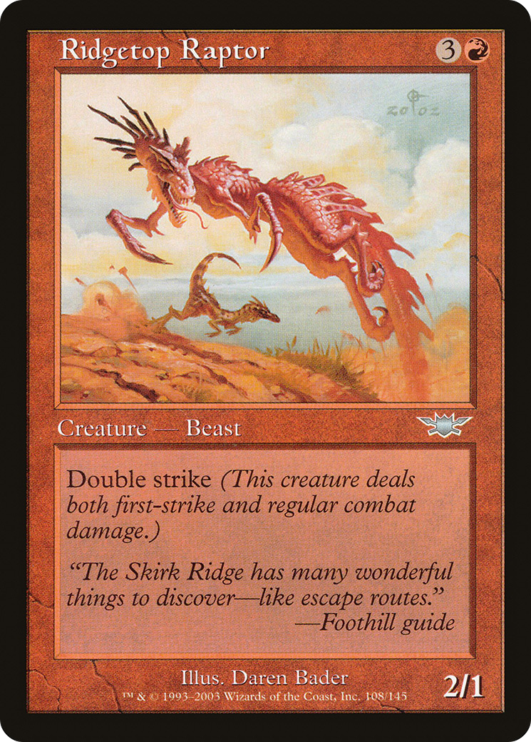 Ridgetop Raptor (LGN-108)  - Legions