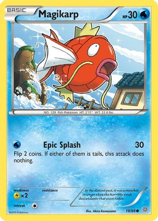 Magikarp 019/98  - Reverse Holofoil XY  Ancient Origins - Common
