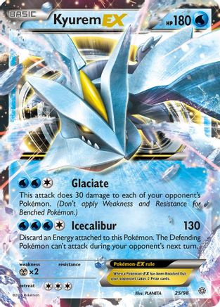 Kyurem EX 025/98  - Holofoil XY  Ancient Origins - Ultra Rare