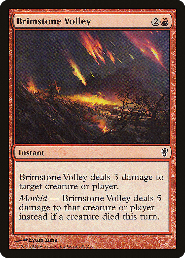 Brimstone Volley (CNS-138)  Foil - Conspiracy