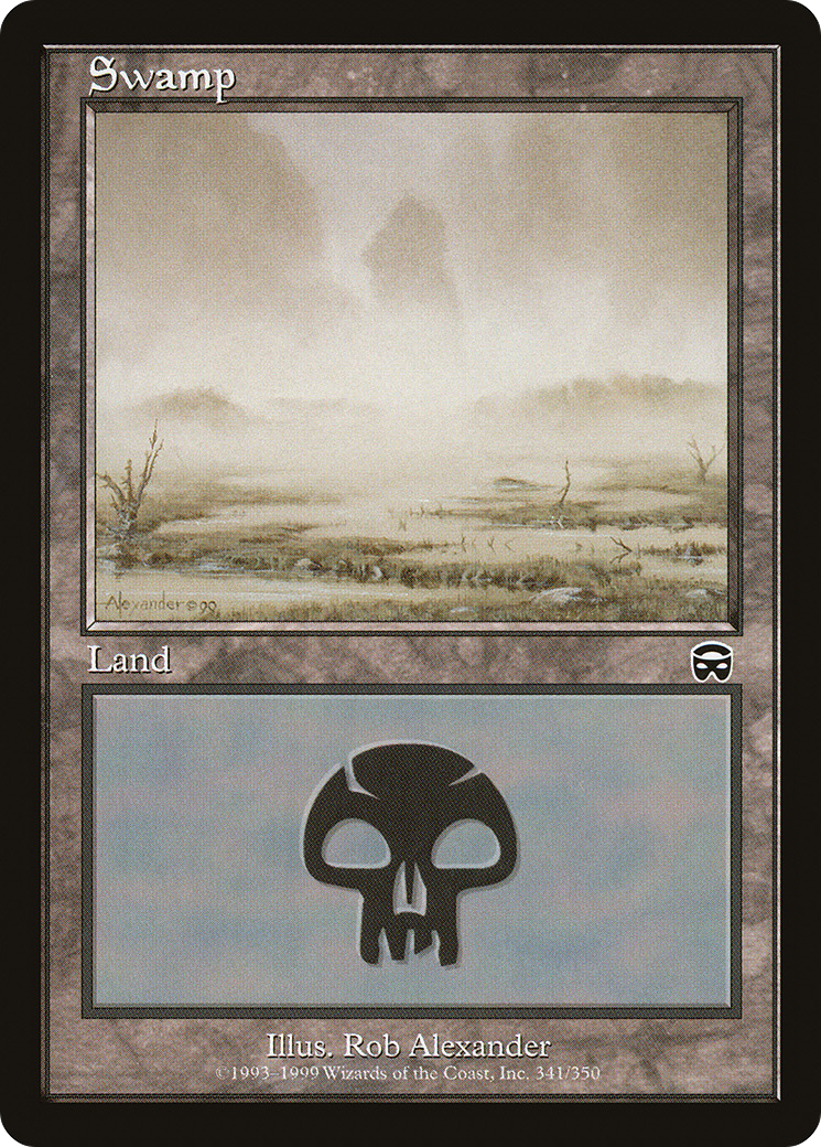 Swamp (341) (MMQ-341)  Foil - Mercadian Masques