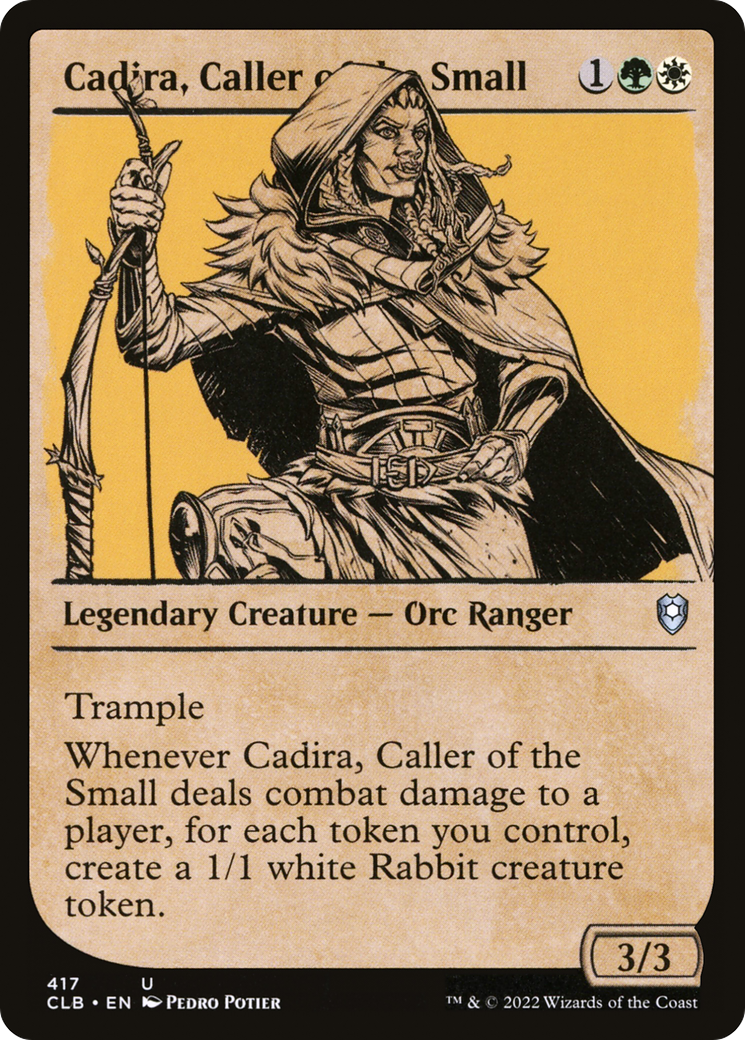Cadira, Caller of the Small (Showcase) (CLB-417)  - Commander Legends: Battle for Baldur's Gate: (Showcase)