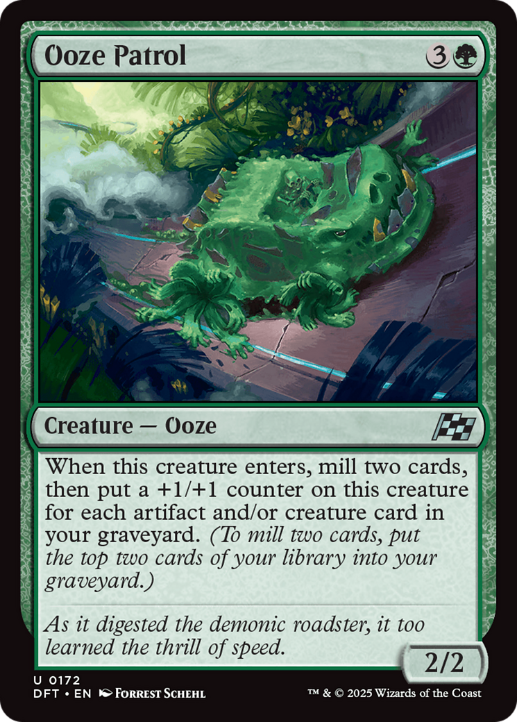 Ooze Patrol (DFT-172)  Foil - Aetherdrift