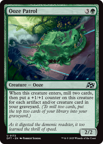 Ooze Patrol (DFT-172)  Foil - Aetherdrift