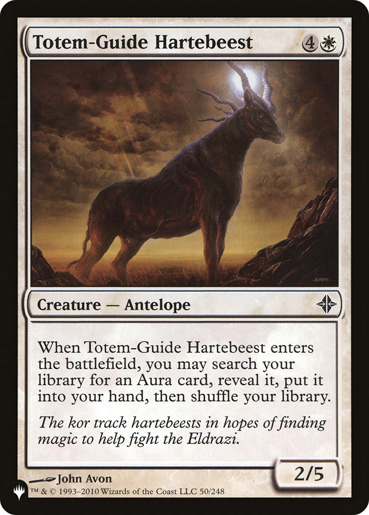 Totem-Guide Hartebeest (LIST-ROE-50)  - The List