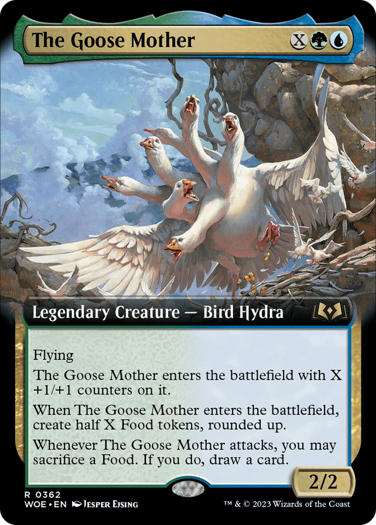 The Goose Mother (Extended Art) (WOE-362)  - Wilds of Eldraine: (Extended Art)