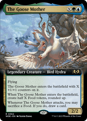 The Goose Mother (Extended Art) (WOE-362)  - Wilds of Eldraine: (Extended Art)