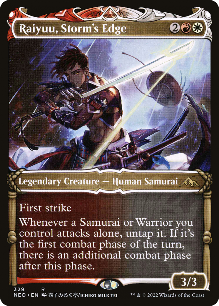 Raiyuu, Storm's Edge (Showcase) (NEO-329)  - Kamigawa: Neon Dynasty: (Showcase)