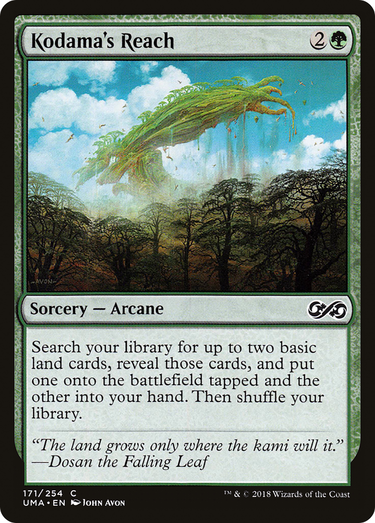 Kodama's Reach (UMA-171)  Foil - Ultimate Masters