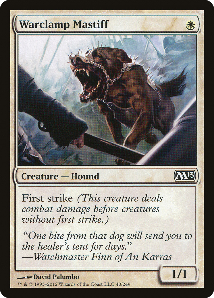 Warclamp Mastiff (M13-040)  Foil - Magic 2013