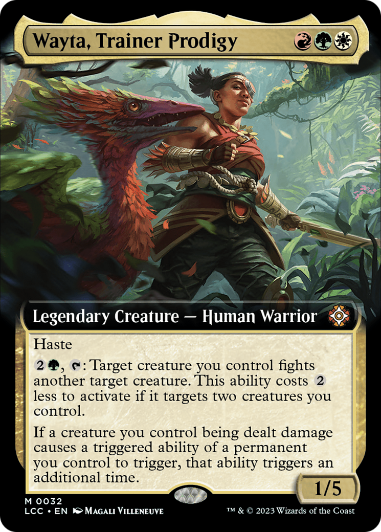 Wayta, Trainer Prodigy (Extended Art) (LCC-032)  - The Lost Caverns of Ixalan Commander: (Extended Art)