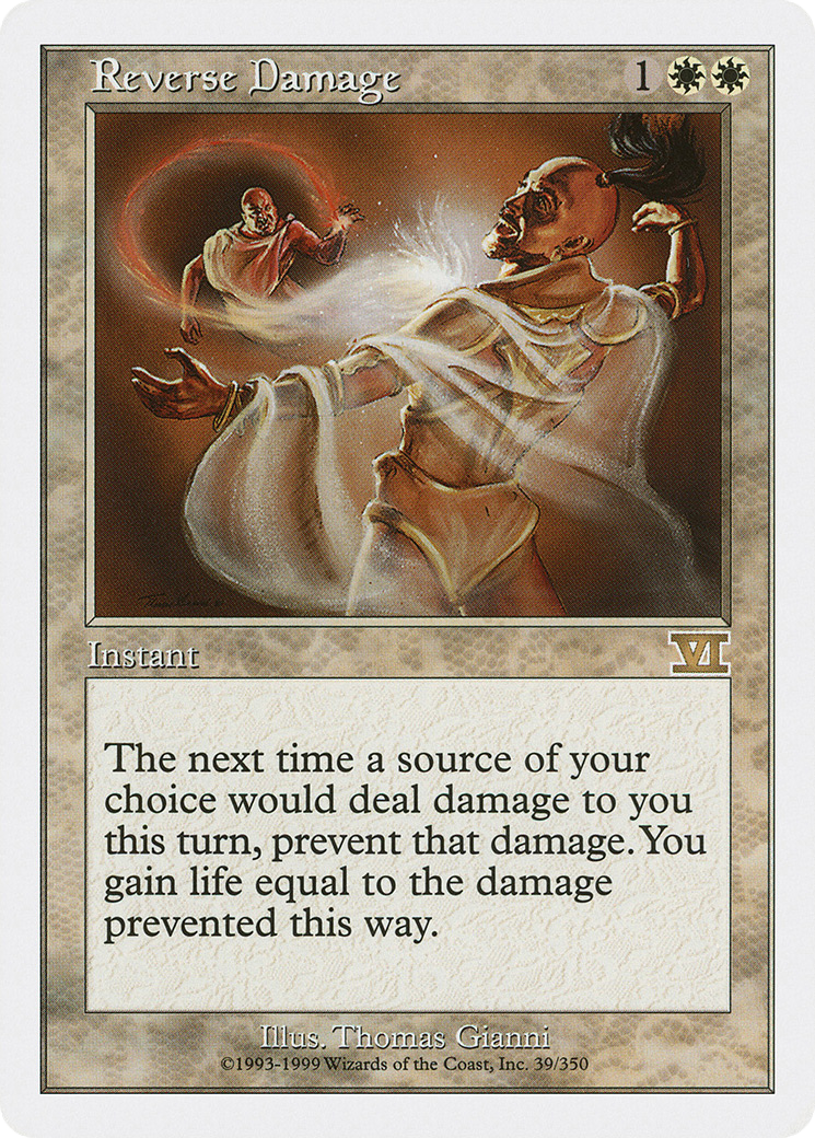 Reverse Damage (6ED-039)  - Classic Sixth Edition