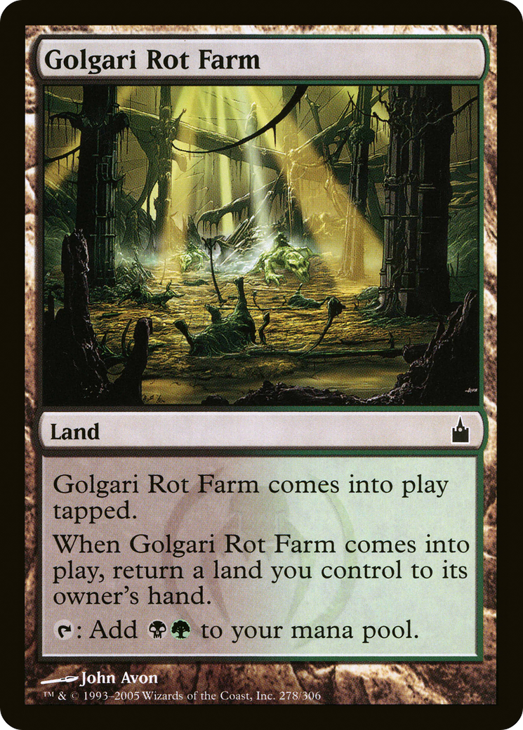 Golgari Rot Farm (RAV-278)  - Ravnica: City of Guilds