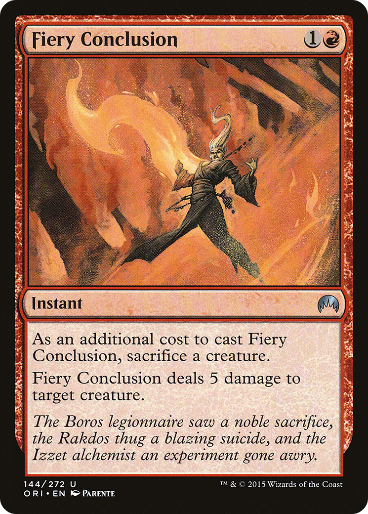 Fiery Conclusion (ORI-144)  - Magic Origins