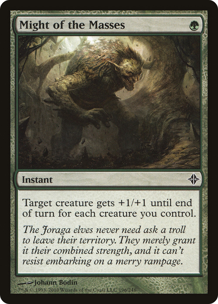 Might of the Masses (ROE-196)  - Rise of the Eldrazi