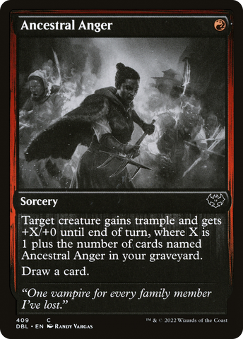 Ancestral Anger (DBL-409)  Foil - Innistrad: Double Feature