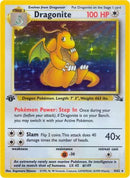 Dragonite (4) 004/62  - 1st Edition Holofoil Fossil - Holo Rare