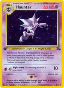 Haunter (6) 006/62  - 1st Edition Holofoil Fossil - Holo Rare