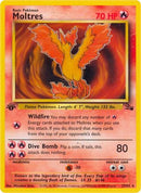 Moltres (27) 027/62  - 1st Edition Fossil - Rare