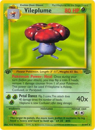 Vileplume (31) 031/64  - Unlimited Jungle - Rare