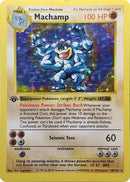 Machamp 008/102  - 1st Edition Holofoil Deck Exclusives - Holo Rare - Shadowless