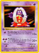 Jynx 031/102  - Unlimited Base Set Shadowless - Uncommon