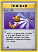 Scoop Up 078/102  - 1st Edition Base Set Shadowless - Rare